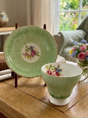 Vintage Collectable E.B. Foley China Tea Cup Set. Made in England.